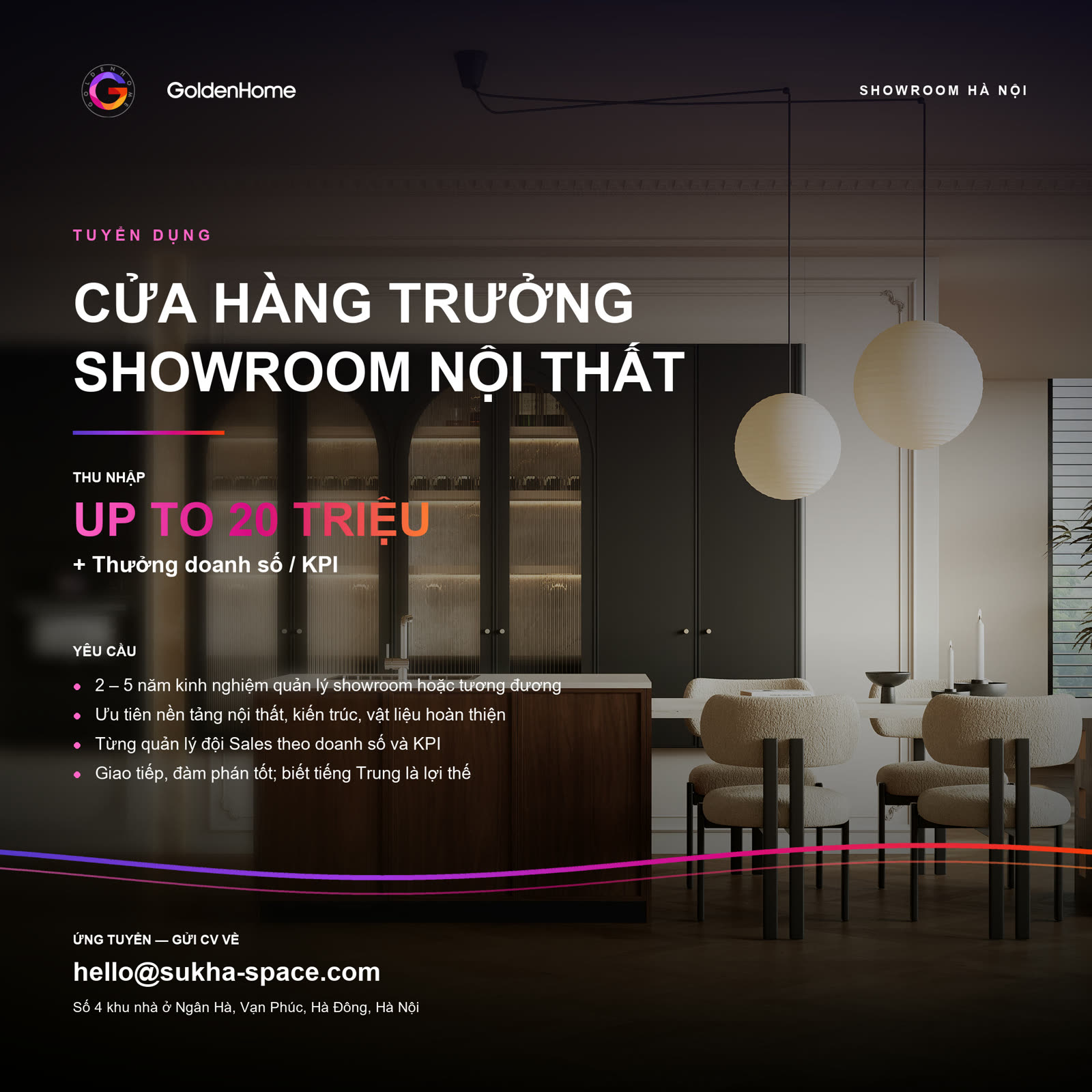 Cửa hàng trưởng showroom